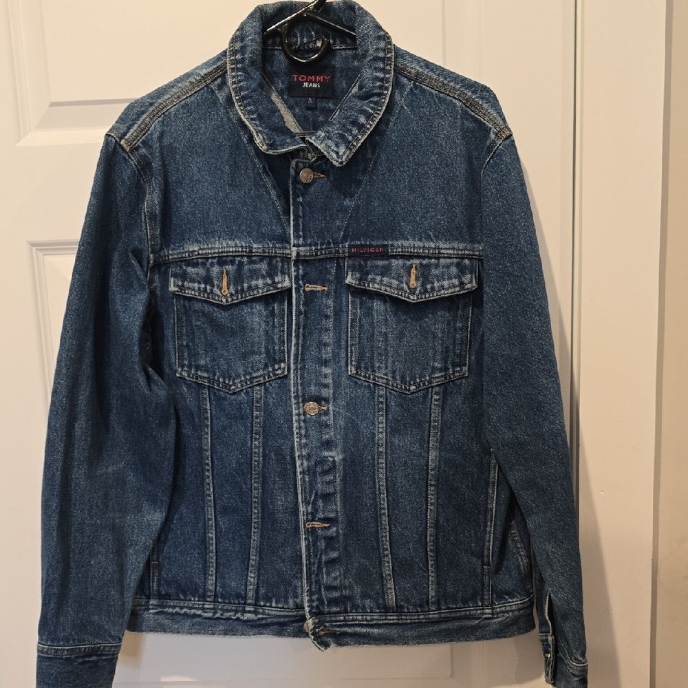 Tommy Hilfiger Men's Indigo Denim Jacket Vintage